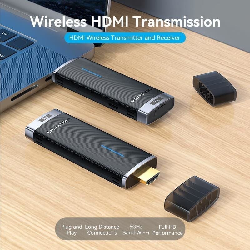 Adaptador de Vídeo sem Fios Vention ADCB0 HDMI para HDMI Vention ADCB0