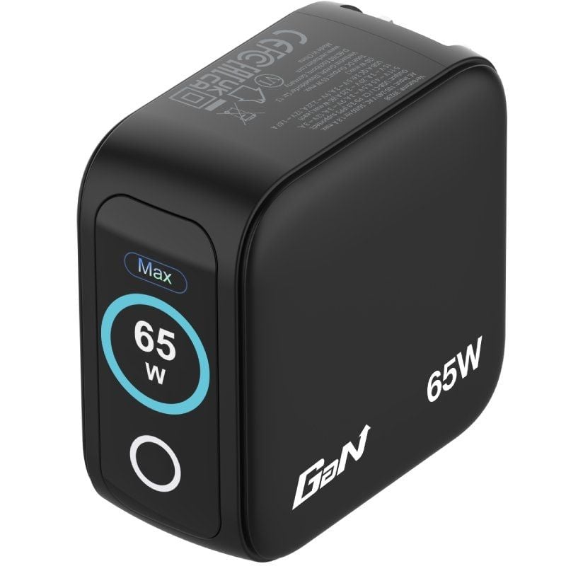 Carregador de Parede Universal Gan de Viagem Mini Carregador Verbatim Gan com Ecrã / 2xusb Type-c /…