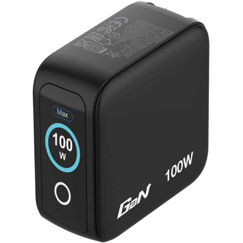 Carregador de Parede Universal Gan de Viagem Verbatim Mini Carregador Gan com Ecrã / 2xusb Type-c /…