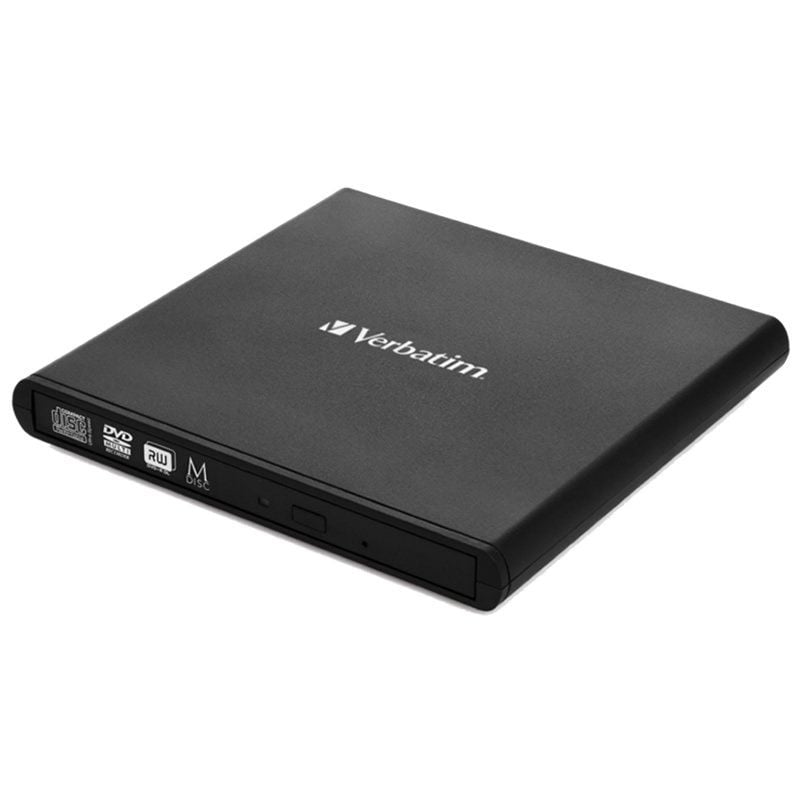 Gravador Externo de CD / DVD Verbatim Slimline 98938