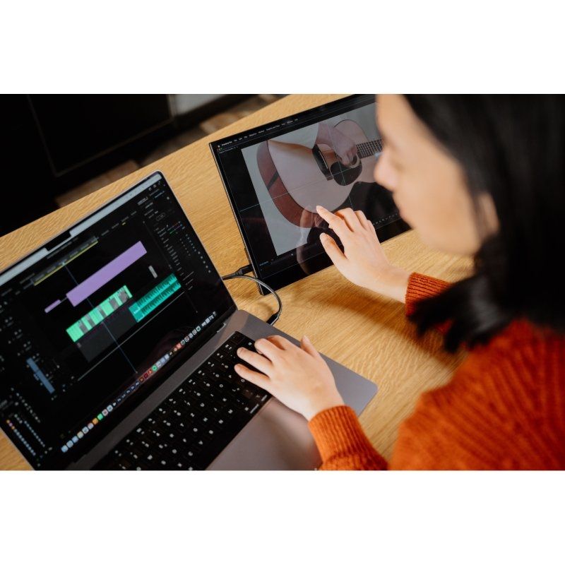 Monitor Tátil Portátil Verbatim Pmt-15 de 15,6" / Full HD / Multimédia / Preto