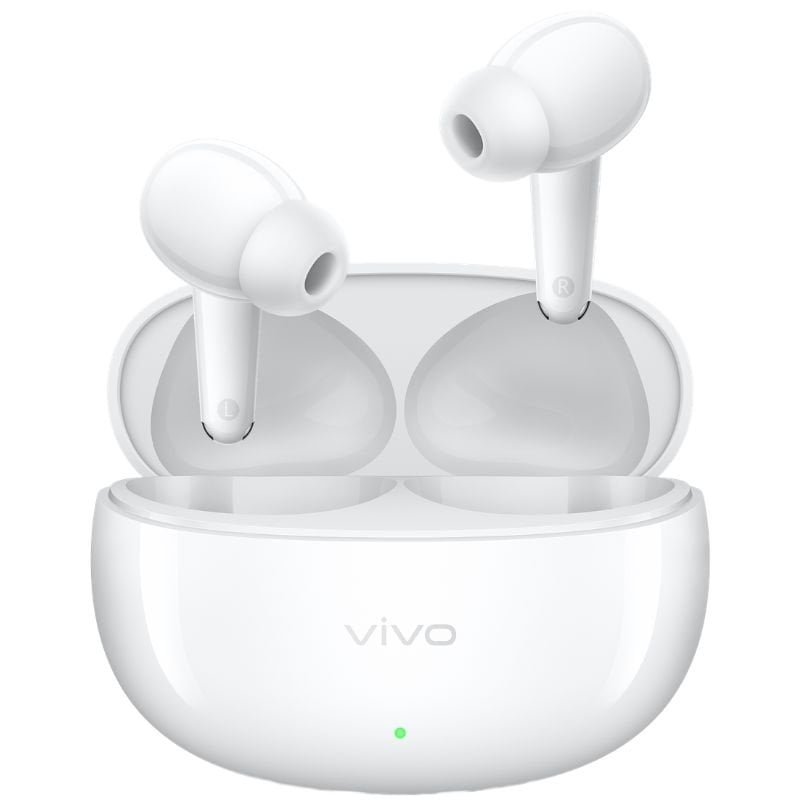Auscultadores Bluetooth Vivo Buds Pro com Estojo de Carregamento / Autonomia de 13 Horas / Brancos