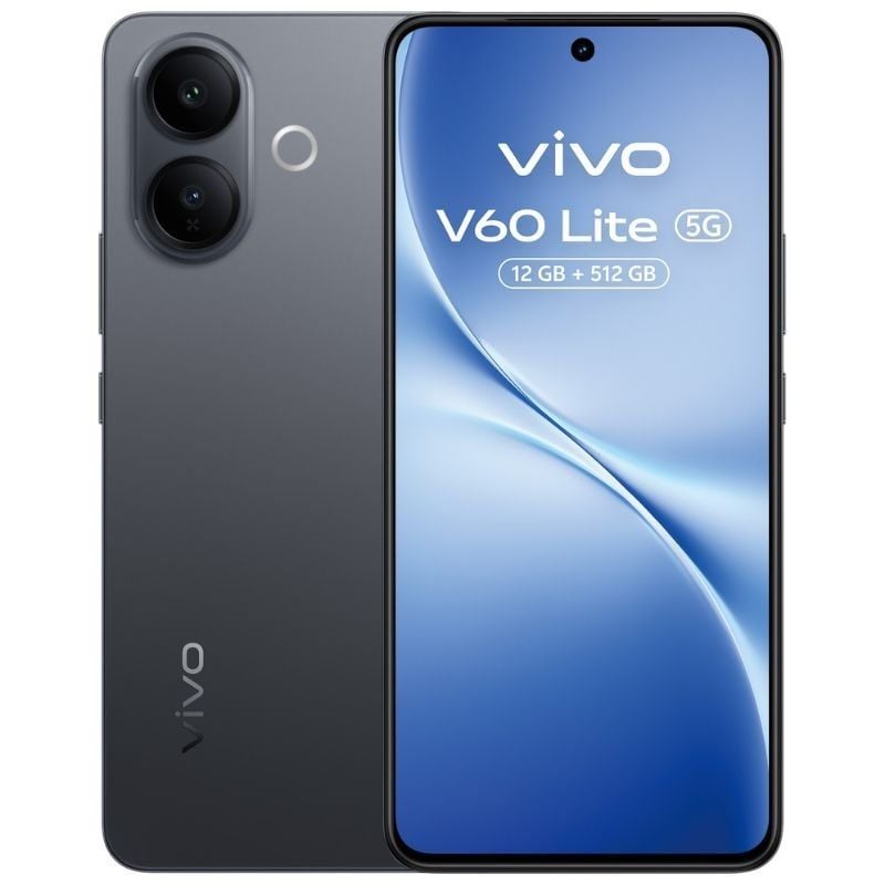 Smartphone Vivo V60 Lite 12GB / 512GB / 6.77" / 5G / Preto