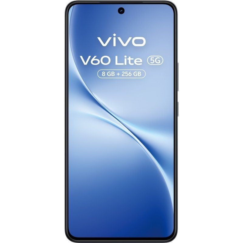 Smartphone Vivo V60 Lite 8GB / 256GB / 6.77" / 5G / Preto / Inclui Carregador de 90W e Auscultadores