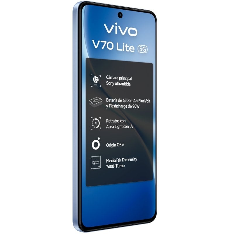 Smartphone Vivo V70 Lite 6 GB / 256 GB / 6,77" / 5G / Azul