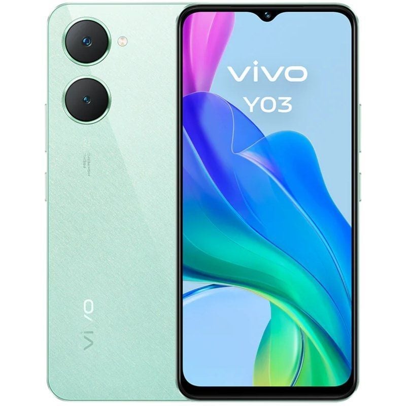 Smartphone Vivo Y03 4GB / 128GB / 6.56" / Gem Green