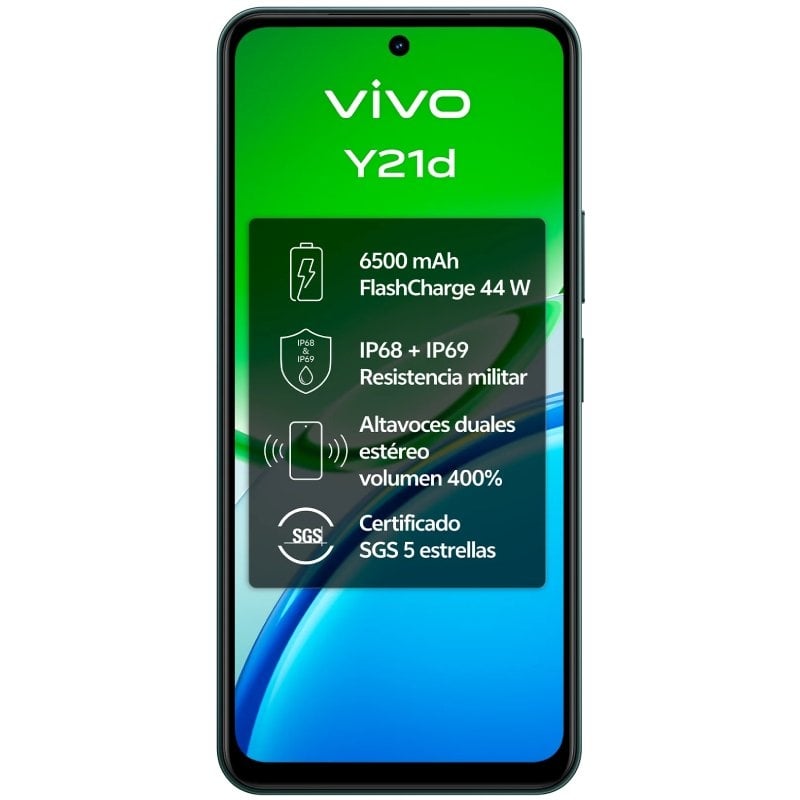 Smartphone Vivo Y21d 4 GB / 128 GB / 6,68" / Verde