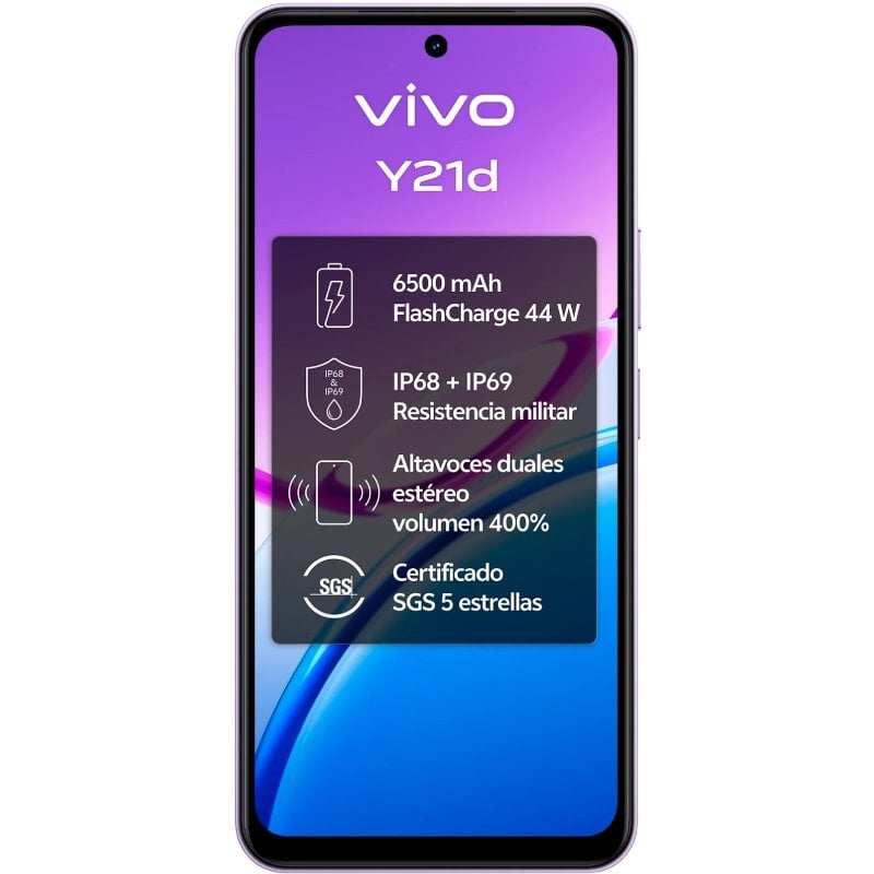 Smartphone Vivo Y21d 4 GB / 128 GB / 6,68" / Roxo