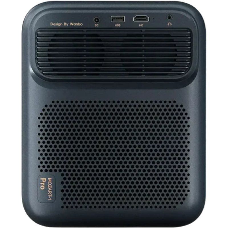 Projetor Portátil Wanbo 2025 Mozart 1 Pro / 1200 Lúmenes / Full HD / HDMI / Wi-fi / Azul Escuro