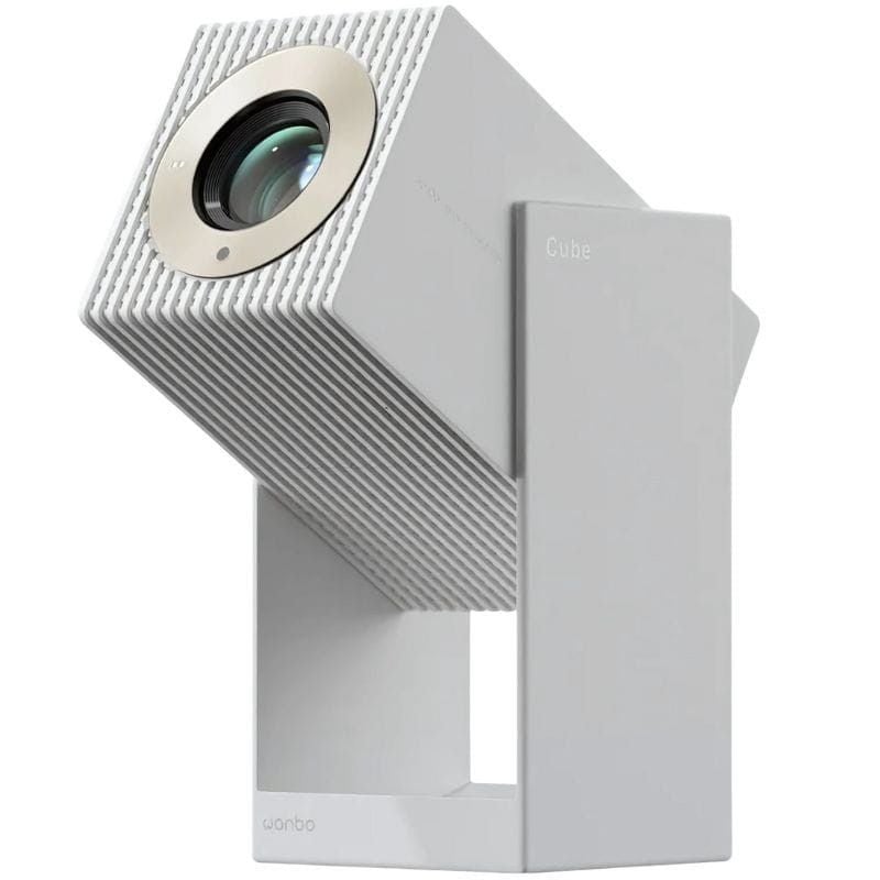 Projetor Portátil Wanbo Cube 2 Pro / 500 Lumens / Full HD / HDMI / Wifi / Branco