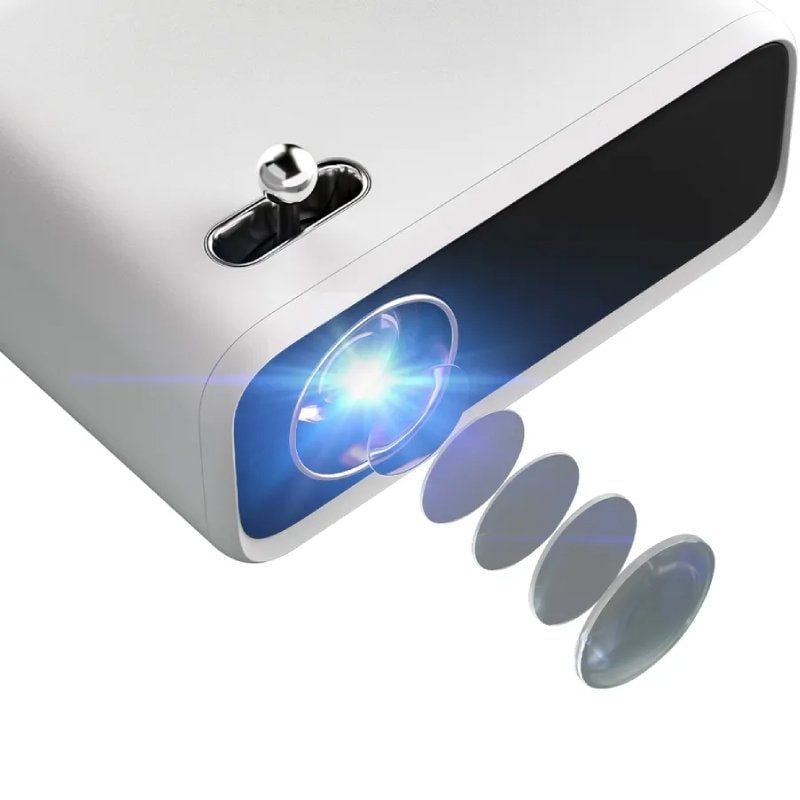 Wanbo Mini Pro Projetor / 250 Lumens / HD / HDMI / Branco