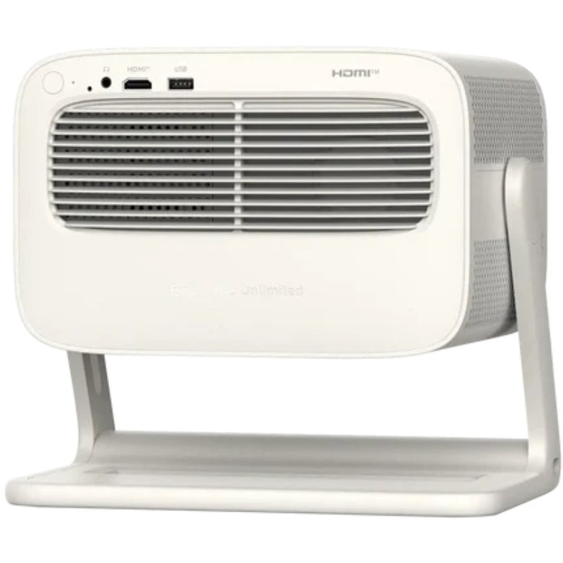 Projetor Portátil Wanbo Vali 1 Pro / 900 Lúmenes / Full HD / HDMI / Bluetooth / Wi-fi / Bege