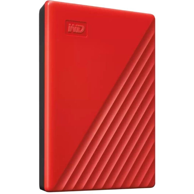 Unidade Externa Western Digital My Passport 4TB / 2,5" / USB 3.2 / Vermelho