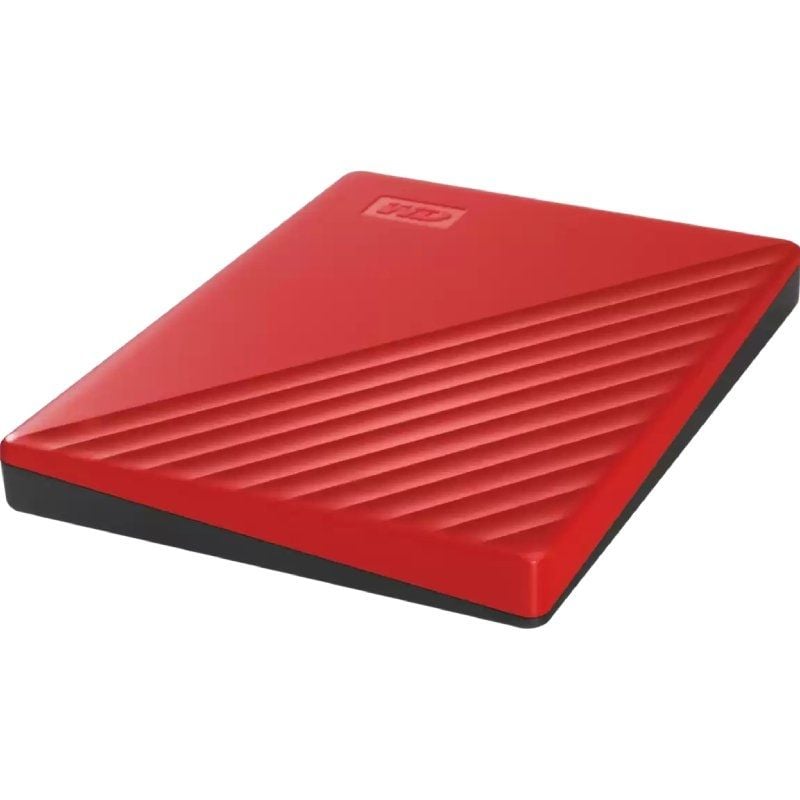 Unidade Externa Western Digital My Passport 4TB / 2,5" / USB 3.2 / Vermelho