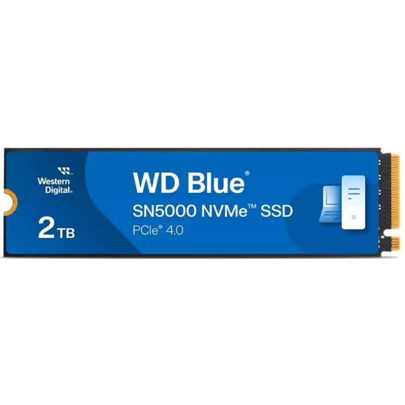 SSD Western Digital WD Blue SN5000 2TB / M.2 2280 PCIe Gen4 / Capacidade Total