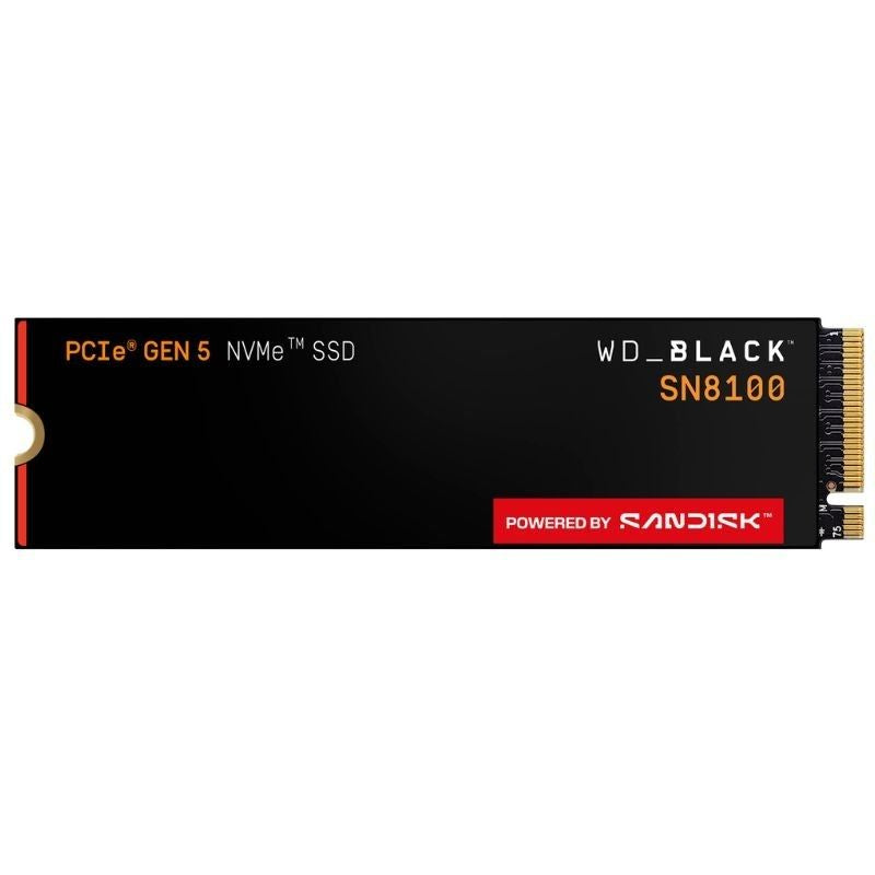 Sandisk WD Black SN8100 SSD 1TB / M.2 2280 PCIe Gen5 / Capacidade Total