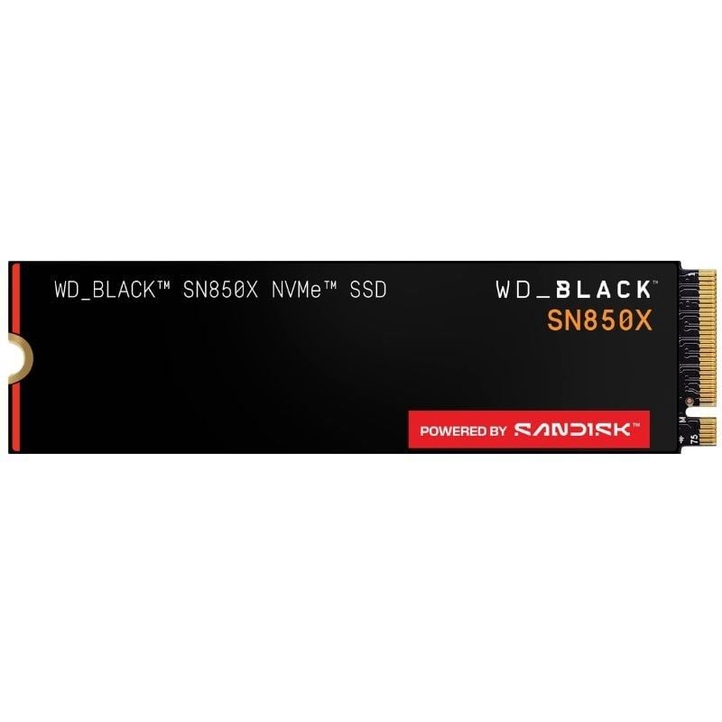 Disco SSD Sandisk WD Black SN850X 4 TB / M.2 2280 PCIe 4.0 / Capacidade Total