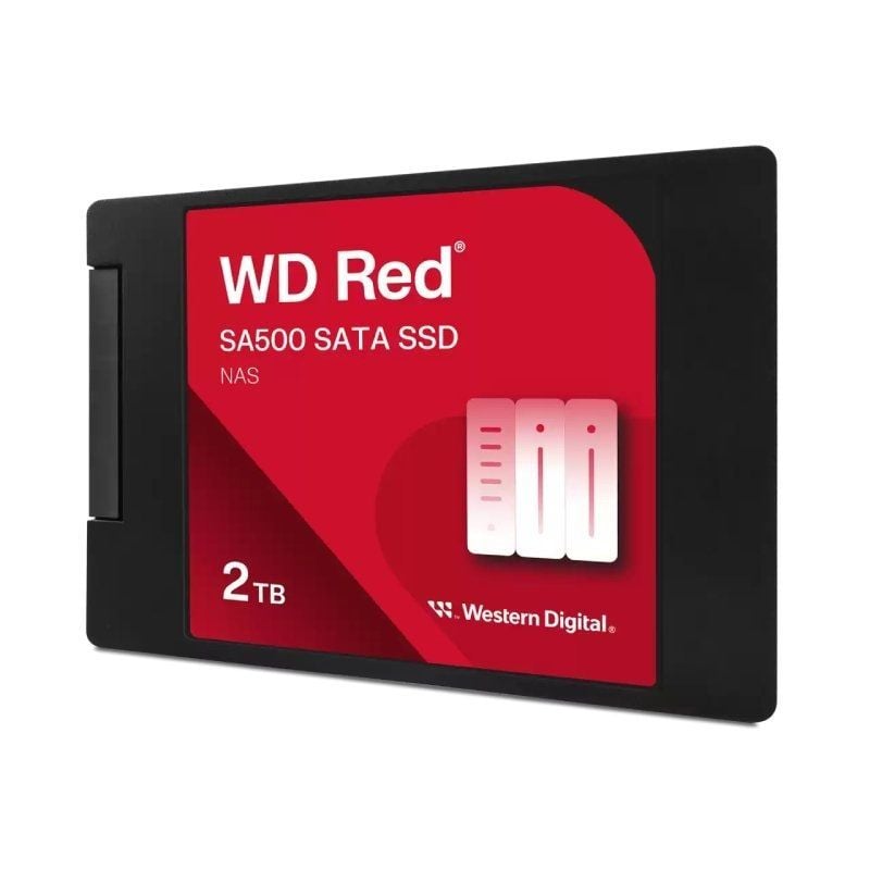 Western Digital WD Red SA500 NAS 2TB SSD / SATA III / Capacidade Total