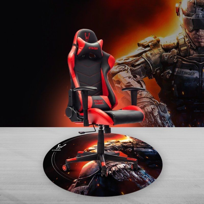 Tapete de Chão para Jogos Woxter Stinger SOLDIER / Iron