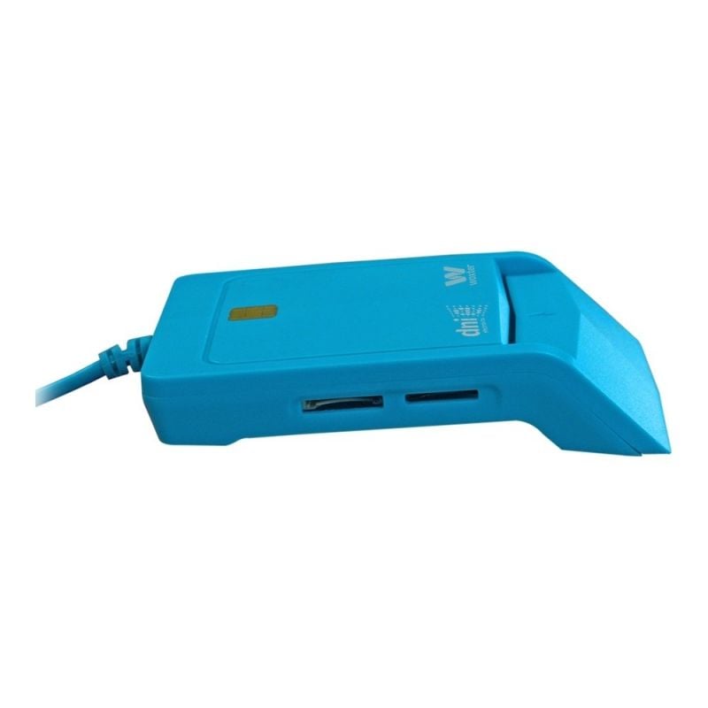 Leitor Combinado de Cartões e BI Woxter Pe26-146 / Azul / USB 2.0 / Azul