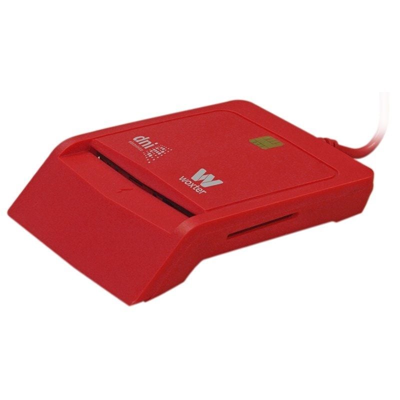 Leitor Combinado de Cartões e BI Woxter Pe26-148 / USB 2.0 / Vermelho