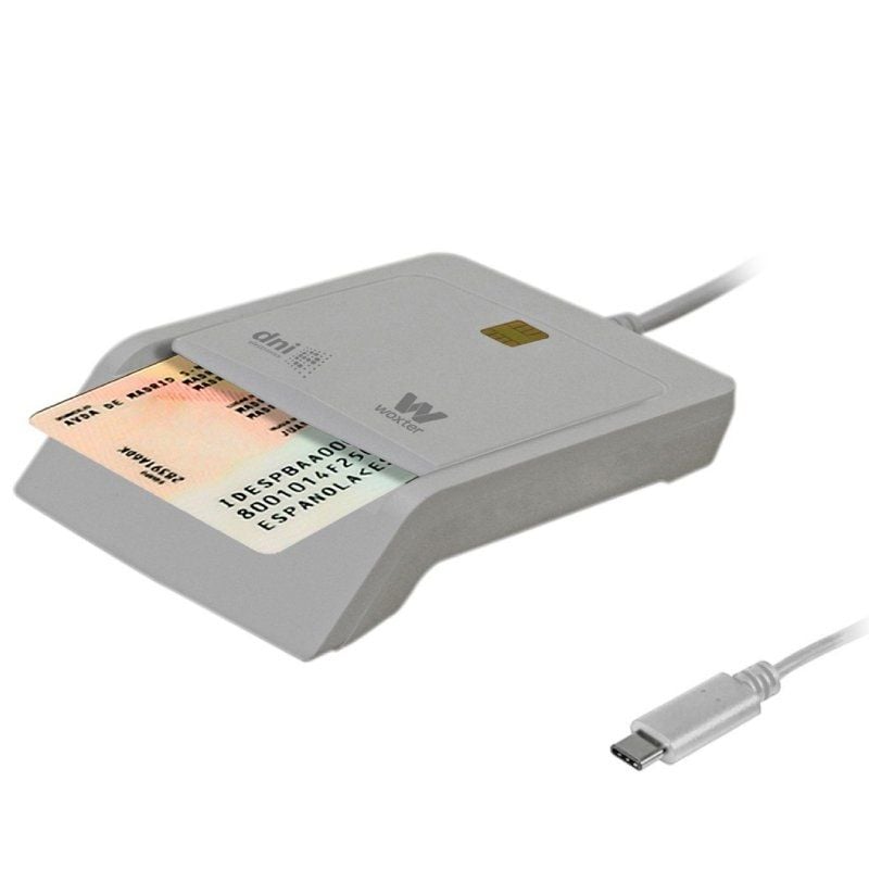Leitor de Cartões e BI Woxter Pe26-198 / USB Type-c / Branco