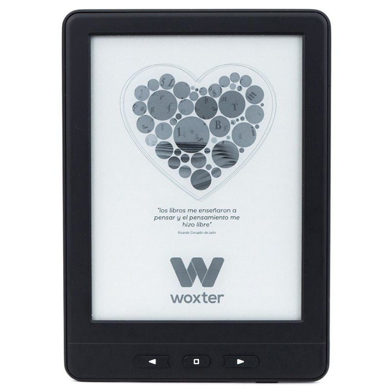 E-book Woxter Scriba Paperlight TP / 6" Tátil com Retroiluminação e Tinta Eletrónica / Preto