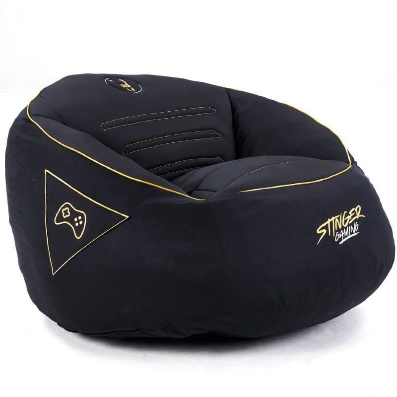 Woxter Stinger Gaming Puffed Puff / com Enchimento / Preto e Dourado