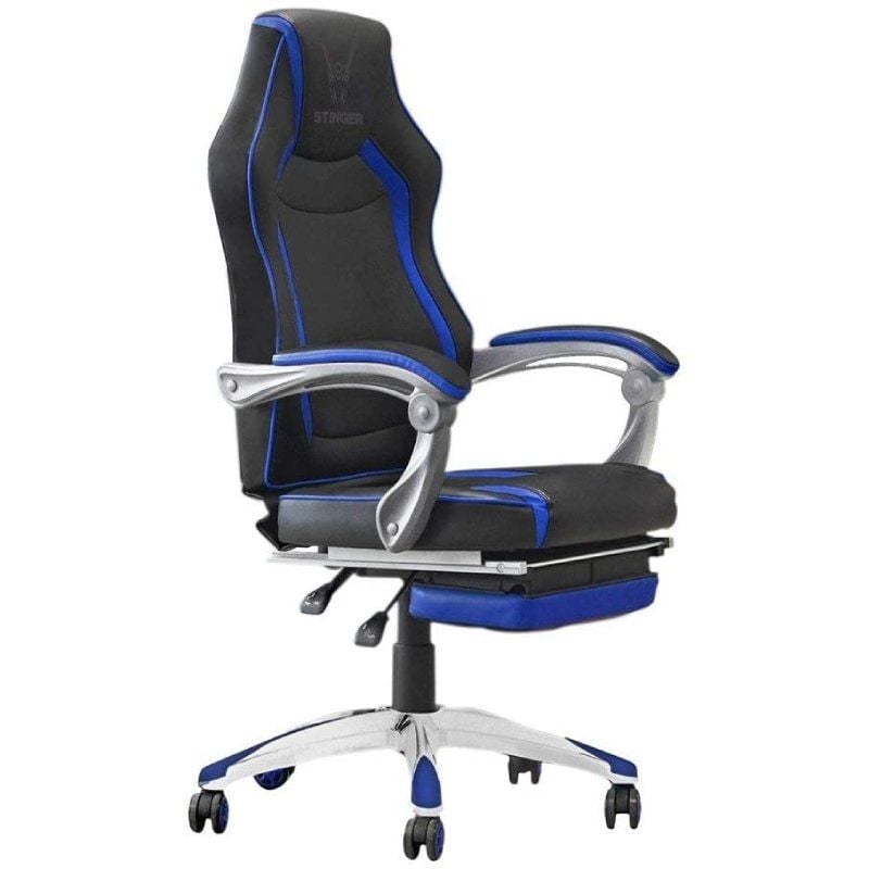 Cadeira para Jogos Woxter Stinger Station RX / Azul e Preto