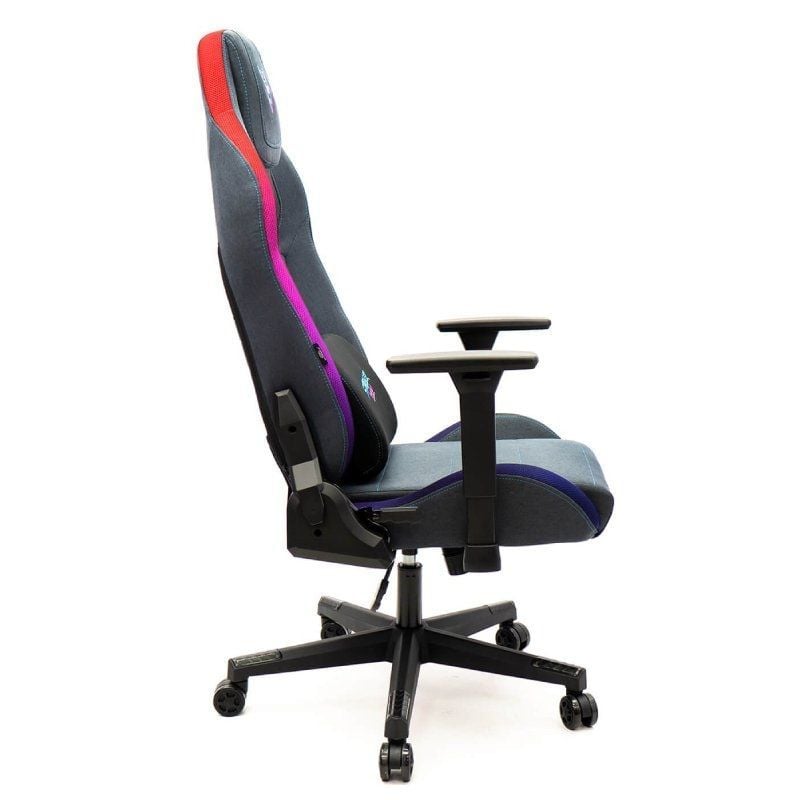 Cadeira para Jogos Woxter Stinger Station Elite / Luzes LED / Azul e Cor-de-rosa