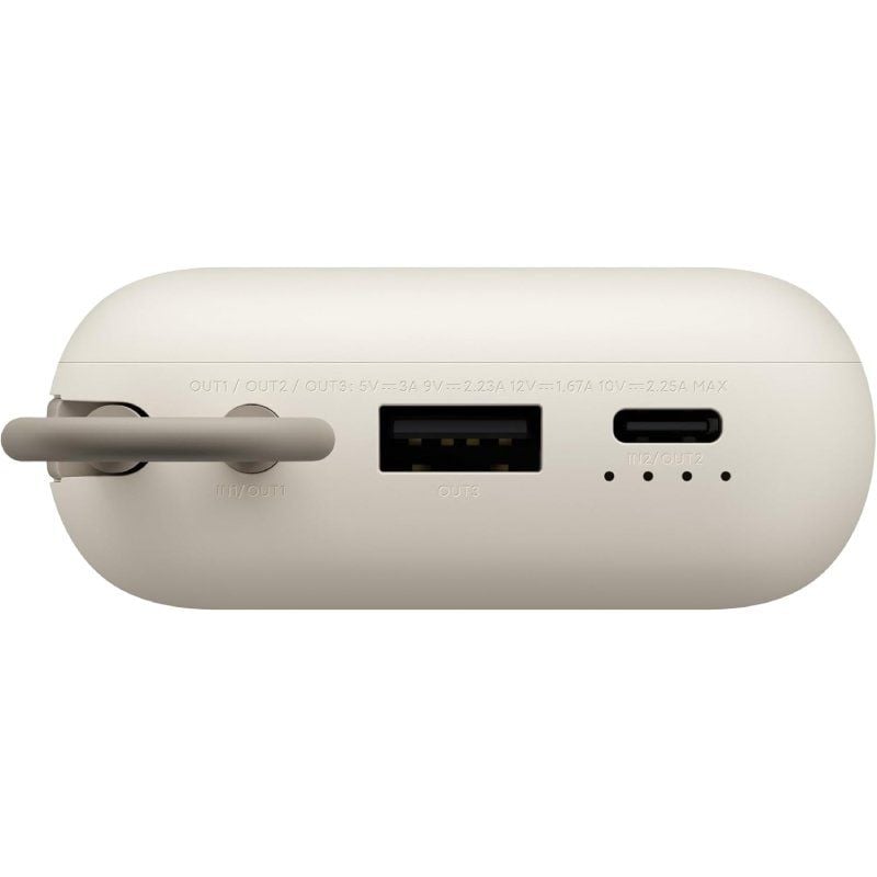 Powerbank 20000mah Xiaomi 33W Power Bank Cabo Integrado / 33W / Bege