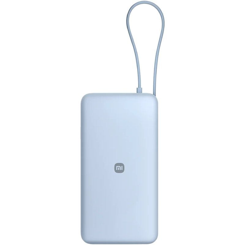 Powerbank Xiaomi de 20 000 Mah com Cabo Integrado / 67 W / Azul / Inclui Cabo USB Tipo C