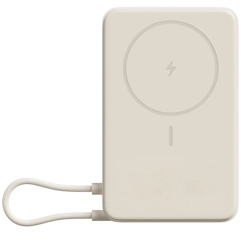 Powerbank de 10 000 Mah Xiaomi Magnetic Power Bank 10000 / sem Fios / Bege