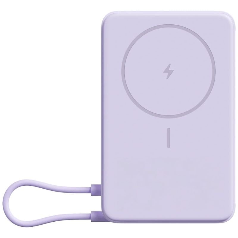 Powerbank de 10 000 Mah Xiaomi Magnetic Power Bank 10 000 / sem Fios / Roxo