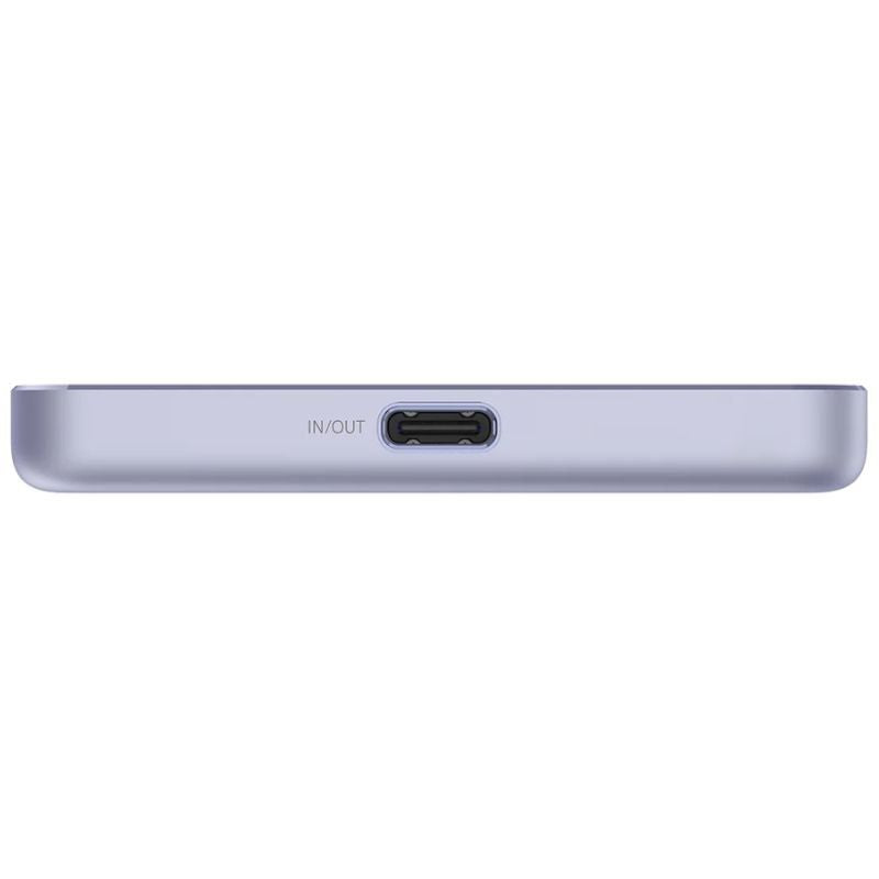 Powerbank 5000mah Xiaomi Super Slim Magnetic Power Bank 5000 / sem Fios / Roxo / Inclui Cabo USB Ti…