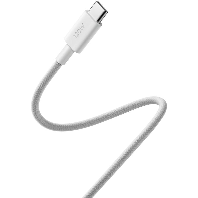 Cabo USB 2.0 Tipo C 6A Xiaomi Braided / USB Tipo C Macho - USB Tipo C Macho / Até 120 W / 480 Mbps…