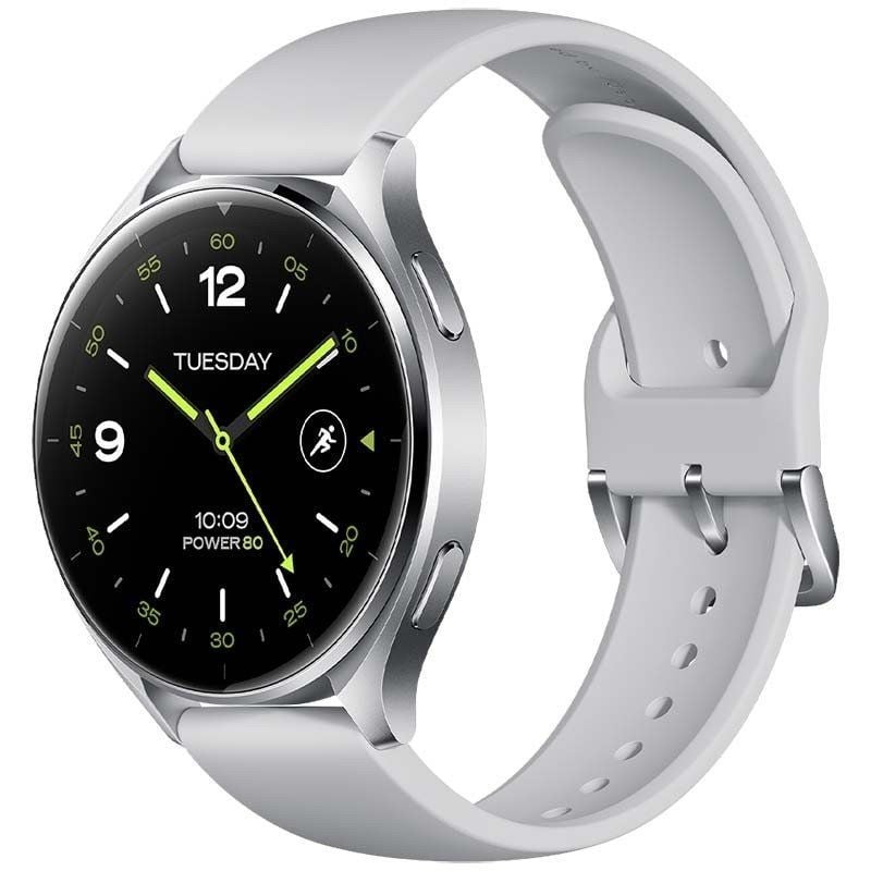 Smartwatch Xiaomi Watch 2 / Notificações / Frequência Cardíaca / GPS / Prata