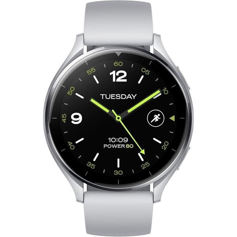 Smartwatch Xiaomi Watch 2 / Notificações / Frequência Cardíaca / GPS / Prata
