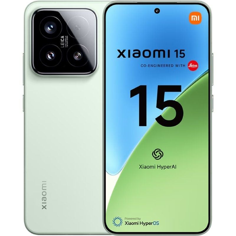 Smartphone Xiaomi 15 com Nfc, 12 GB / 256 Gb, 6,36 Polegadas, 5g, Verde