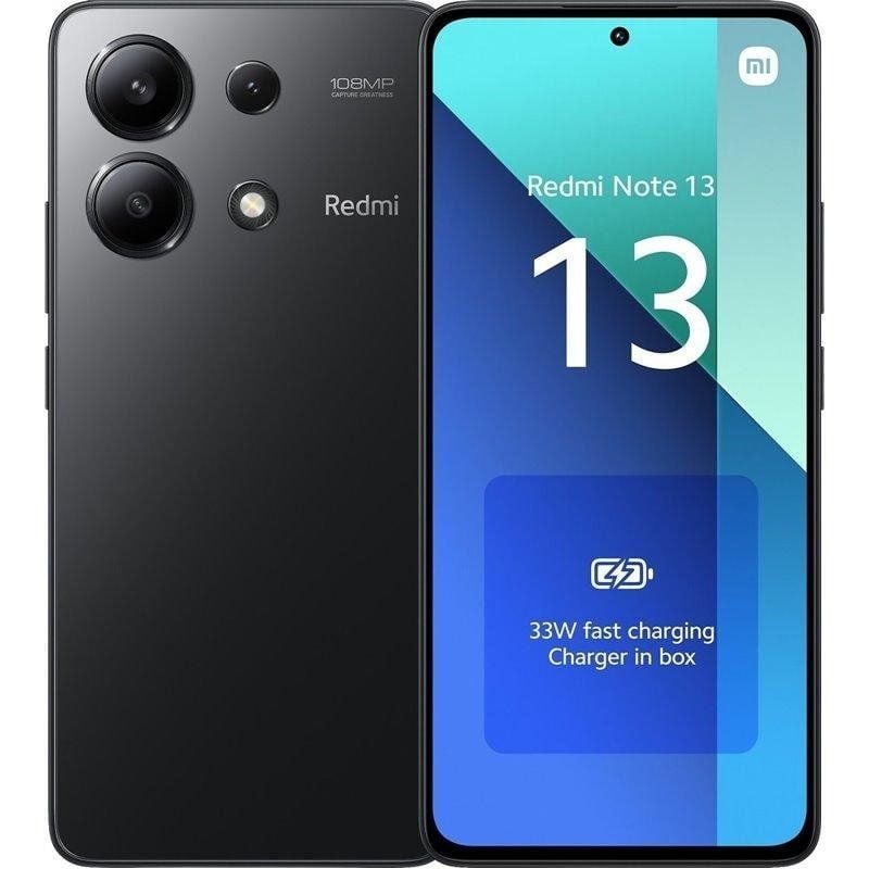 Smartphone Xiaomi Redmi Note 13 6GB / 128GB / 6.67" / Preto