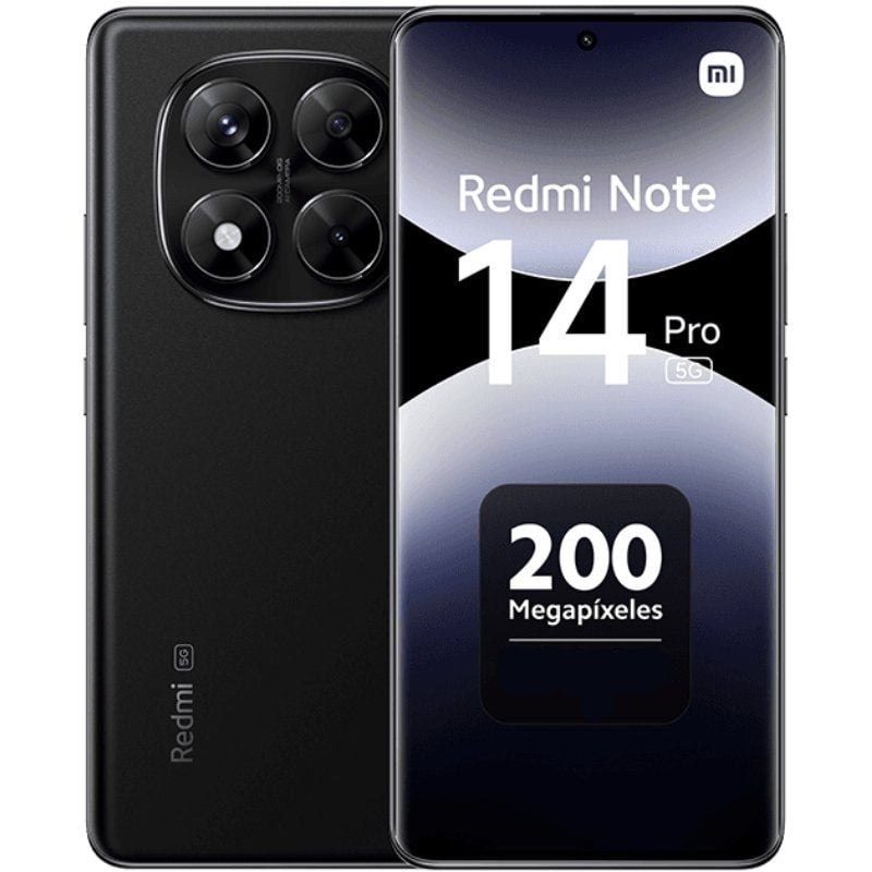 Smartphone Xiaomi Redmi Note 14 Pro 12GB / 512GB / 6.67" / 5G / Preto Meia-noite
