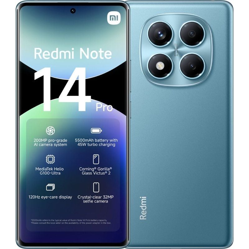 Smartphone Xiaomi Redmi Note 14 Pro 8GB / 256GB / 6.67" / Azul