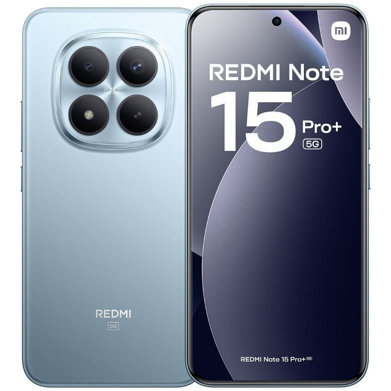Smartphone Xiaomi Redmi Note 15 Pro Plus 8GB / 256GB / 6,83" / 5G / Azul Glaciar