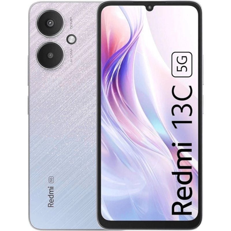 Smartphone Xiaomi Redmi 13C 4GB / 128GB / 6.74" / 5G / Prateado