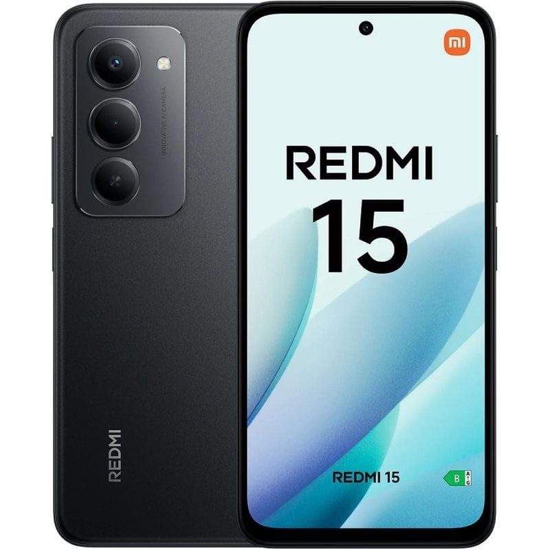 Smartphone Xiaomi Redmi 15 6GB / 128GB / 6.9" / Preto