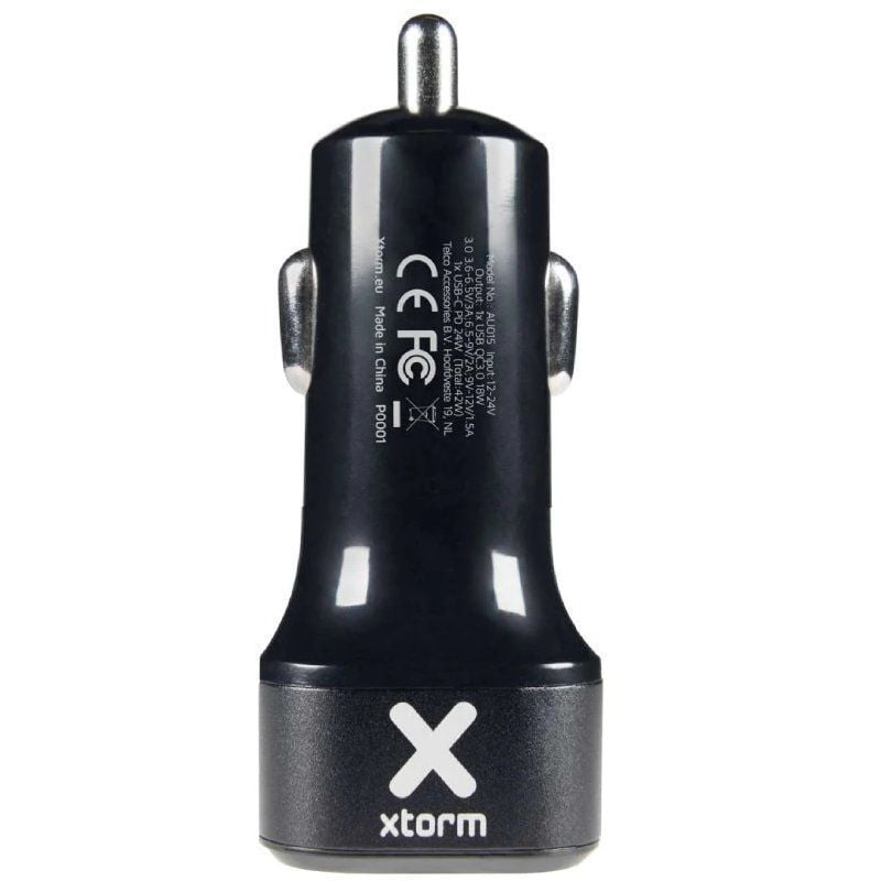 Carregador de Automóvel Xtorm AU203 / 1xusb Type-c / 1xusb / 48W