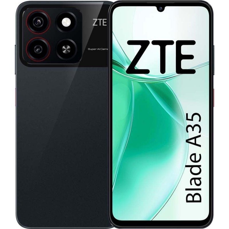 Smartphone ZTE Blade A35 2GB / 64GB / 6.75" / Preto