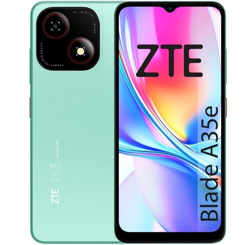 Smartphone ZTE Blade A35E 2GB / 32GB / 6.52" / Verde