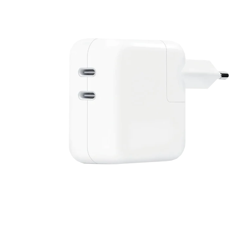 Adaptador de Corrente Duplo USB-C 35W