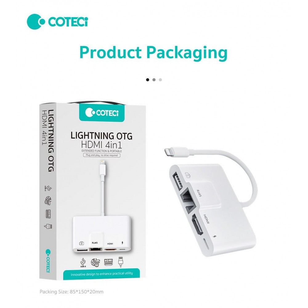 Adaptateur Lightning 4 en 1